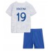 Frankrike Karim Benzema #19 Barnkläder Borta matchtröja till baby VM 2022 Kortärmad (+ Korta byxor) Billigt